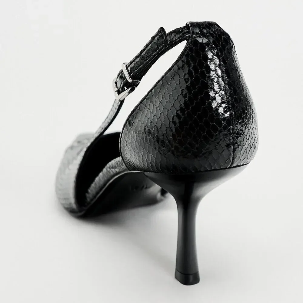 ZARA Pointed Toe Heels NWT - Picture 6 of 10
